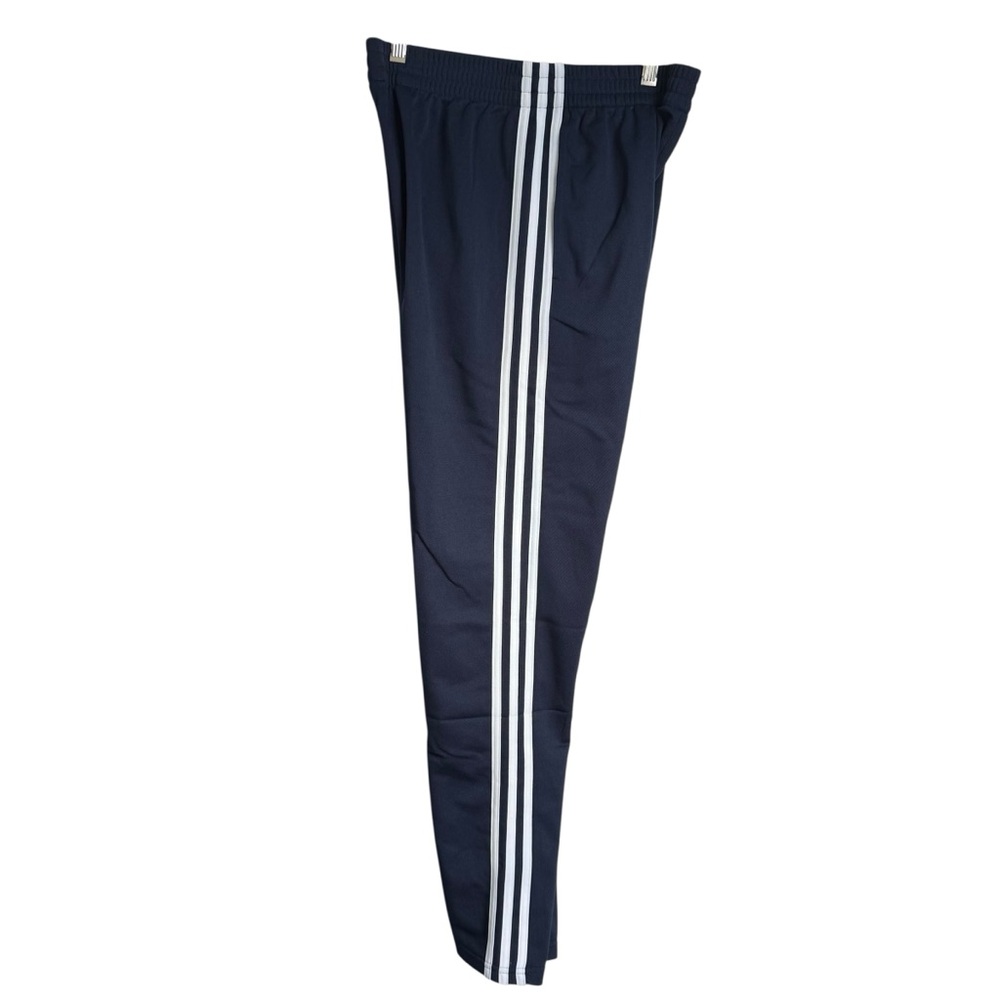 Adidas Boys Track Pants Size XL 18/20 Navy Blue Classic 3-Stripe NWT Athletic - Picture 4 of 8